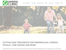 Tablet Screenshot of garabedianclinic.com